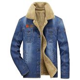 Warme Jeansjacke für Herren
